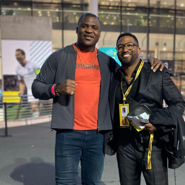 Francis Ngannou (lijevo) i Marquel Martin (desno)