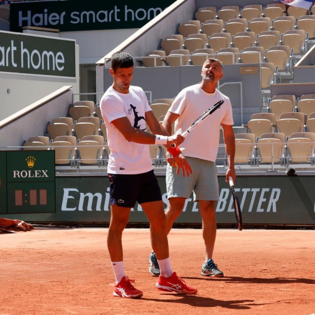 Novak Đoković i Goran Ivanišević