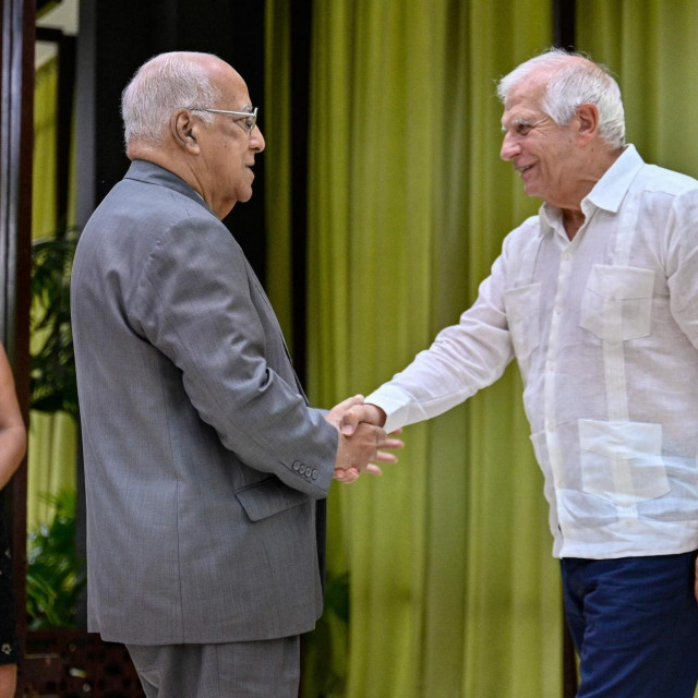 Josep Borrell i Ricardo Cabrisas u Havani