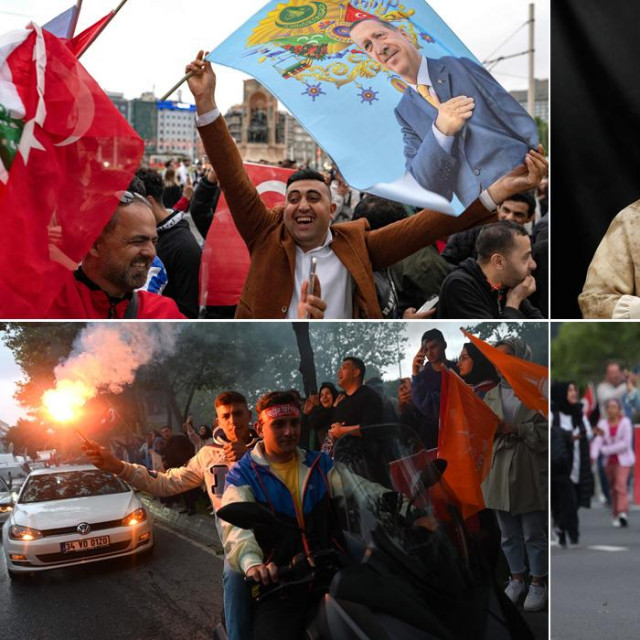 Erdoganovi pristaše slave njegovu pobjedu na izborima