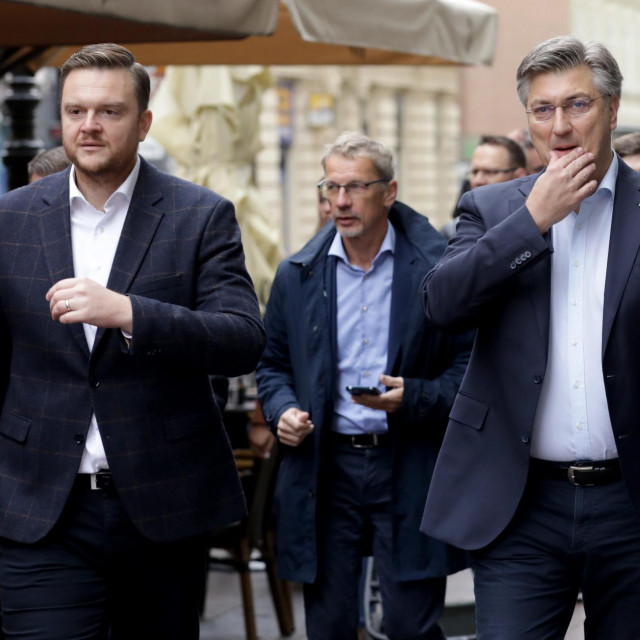 Marko Primorac, Boris Vujčić, Andrej Plenković