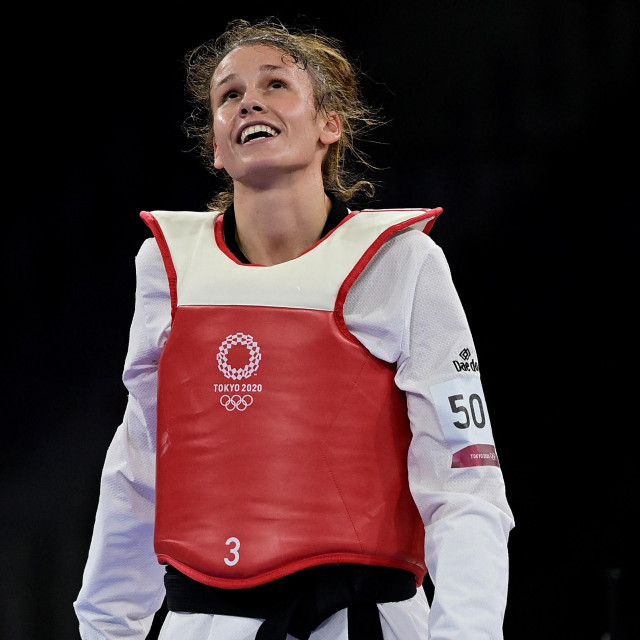 Matea Jelić, kadar s Olimpijskih igara u Tokiju