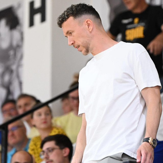 Ivan Perišić gledao je prvu utakmicu finala košarkaškog PH na Gripama