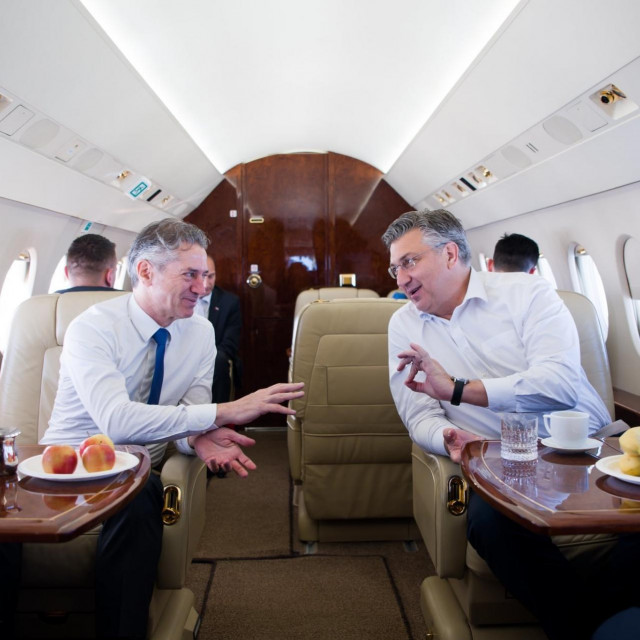 Rober Golob i Andrej Plenković