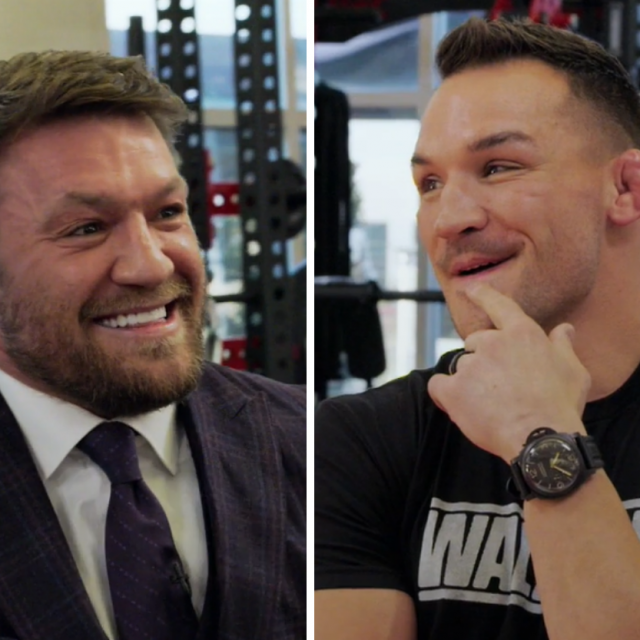 Conor McGregor (lijevo) i Michael Chandler (desno)