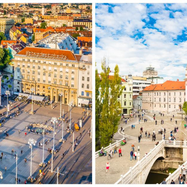 Zagreb; Ljubljana