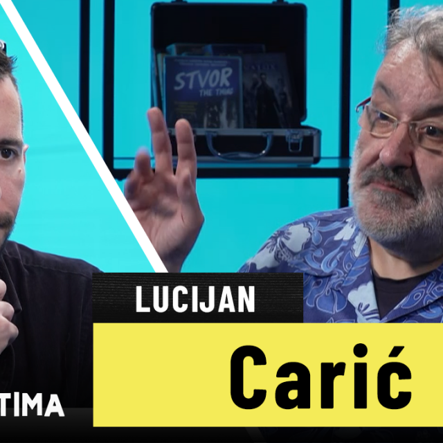 Novinar Filip Pavić i informatički stručnjak Lucijan Carić
