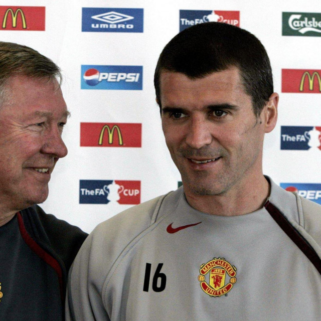 Roy Keane i Sir Alex Ferguson