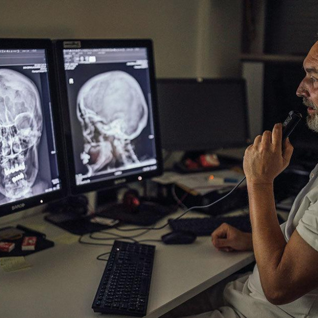Nenad Tešanović, glavni radiolog u radiološkoj ambulanti zagrebačkog Doma zdravlja Centar