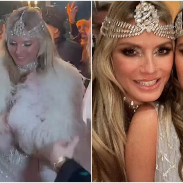 Atmosfera s 50. rođendana Heidi Klum