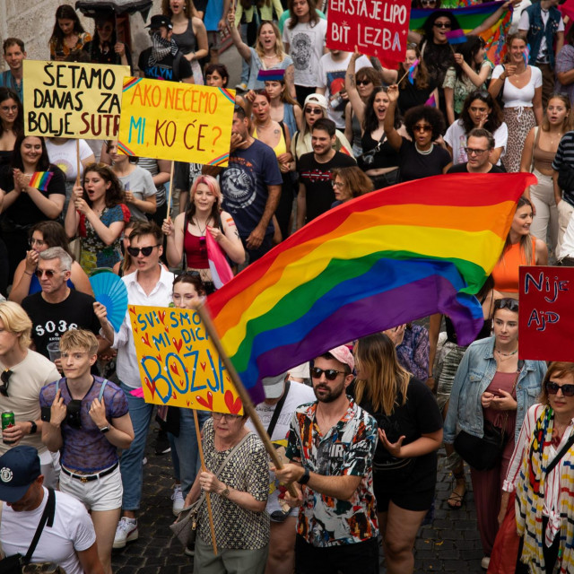 U užem centru Splita, održan je Split Pride 2023.
 