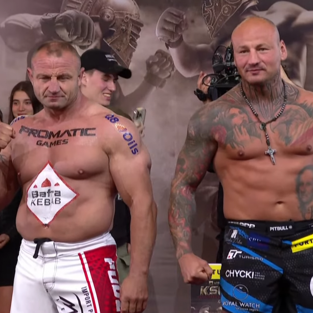 Mariusz Pudzianowski (lijevo) i Artur Szpilka (desno)