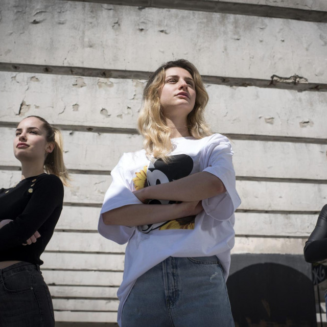Bruna Vuletić, Lena Stojković i Matea Jelić