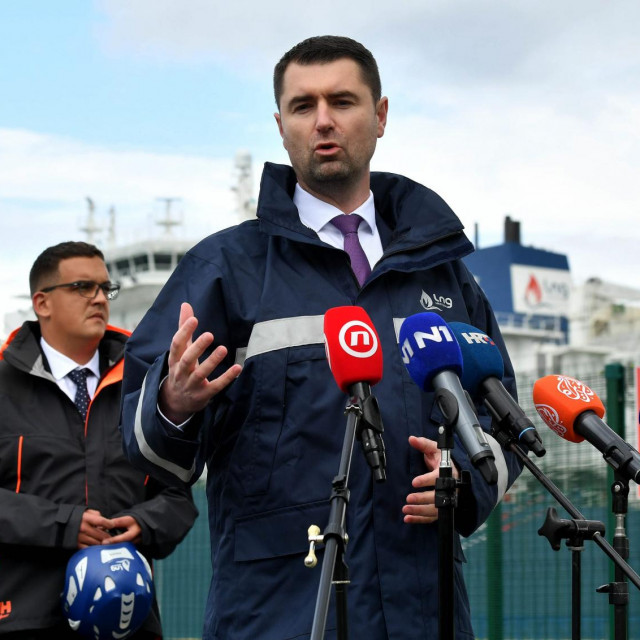 Ministar gospodarstva i odrzivog razvoja Davor Filipovic i Hrvoje Krhen