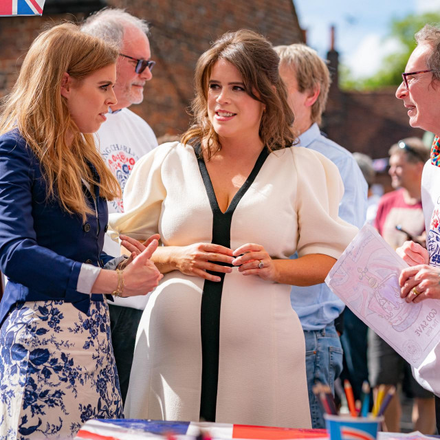 Princeza Eugenia na Velikom krunidbenom ručku u Buckinghamshireu 7. svibnja