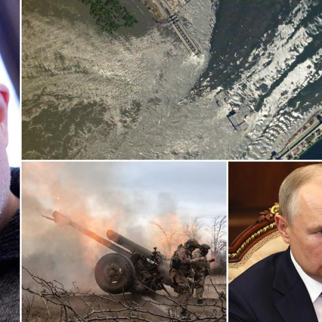 Igor Tabak; uništena drama kod Nove Kahovke; ukrajinski vojnici; Vladimir Putin