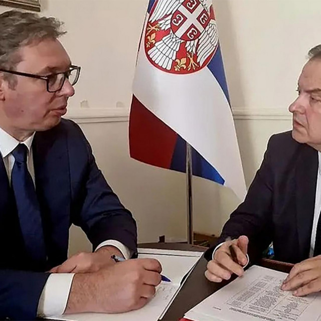 Aleksandar Vučić i Ivica Dačić
