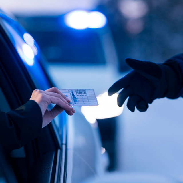 Policijska kontrola (ilustracija)