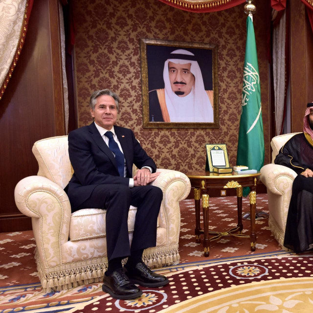 Antony Blinken i Mohammed bin Salman