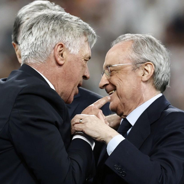 Carlo Ancelotti i Florentino Perez