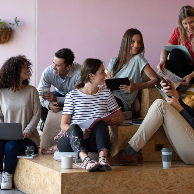 Business people working in office,Image: 643415980, License: Royalty-free, Restrictions:, Model Release: no, Credit line: -/PhotoAlto/Profimedia