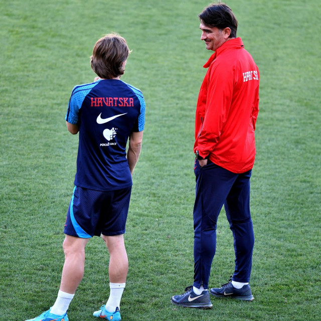 Luka Modrić i Zlatko Dalić