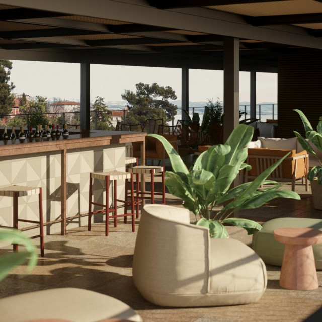 Hilton sundeck