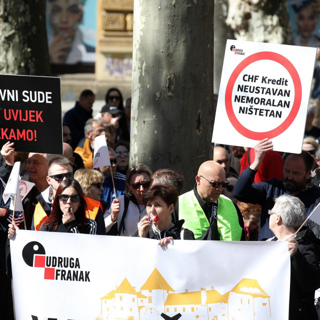 Prosvjed udruge Franak/ilustracija