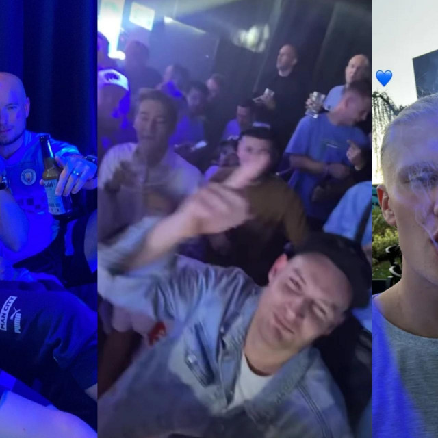 Navijači Cityja, slavlje Lige prvaka