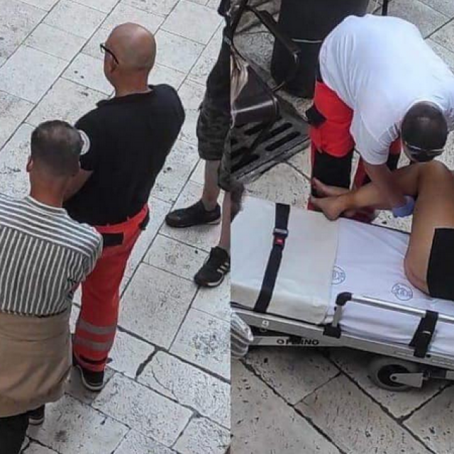 Spašavanje turistice u Splitu