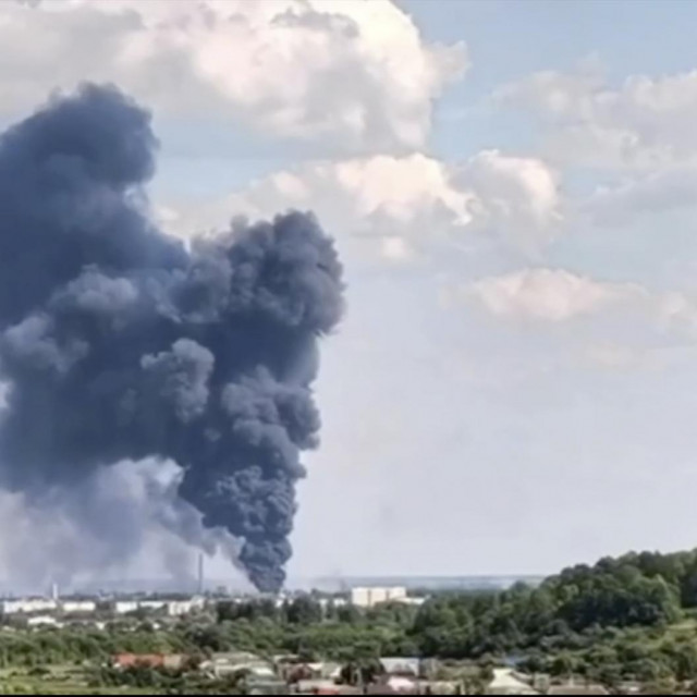 Granatiranje područja grada Šebekina