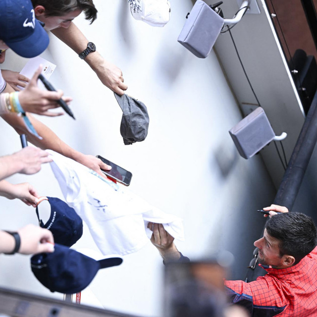 Novak Đoković s navijačima