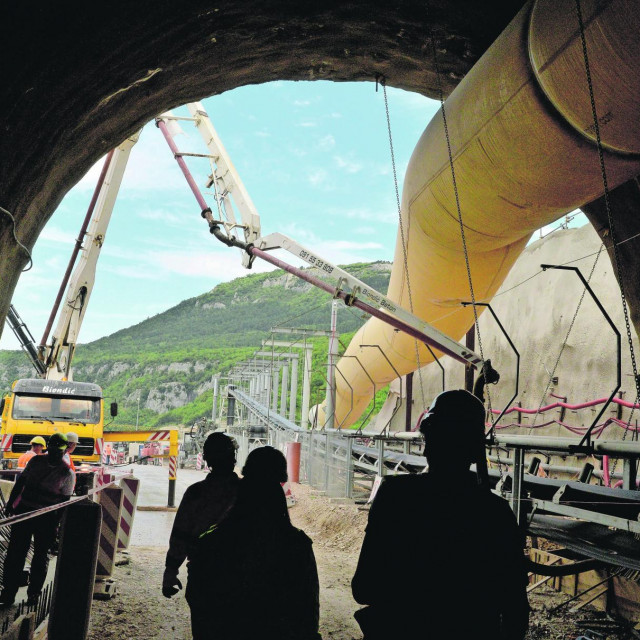 Radovi u tunelu Učka