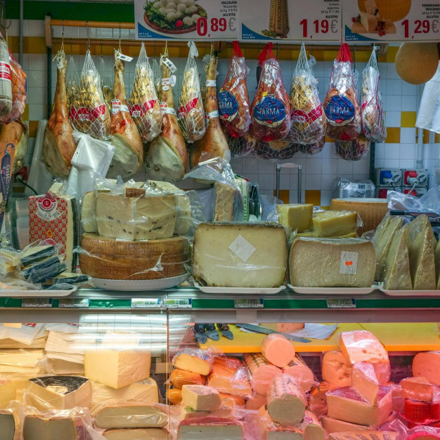 Talijanski supermarket, ilustracija