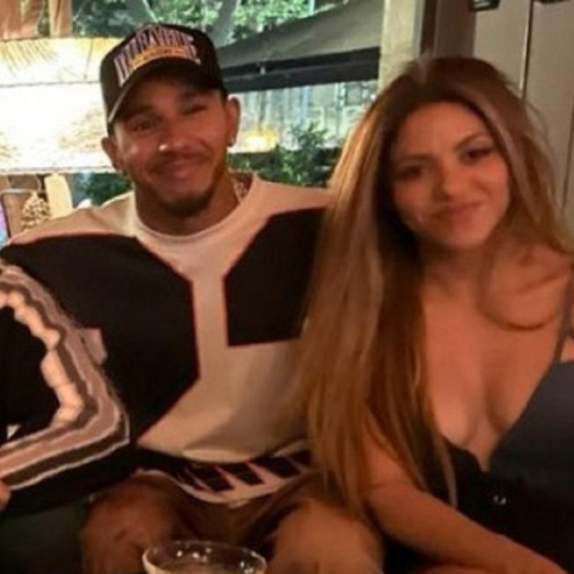 Lewis Hamilton i Shakira
