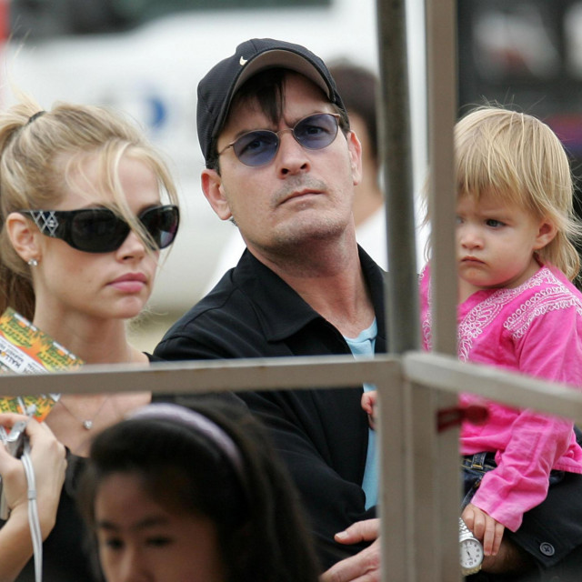 Charlie Sheen i Denise Richards s kćerkicom Sam