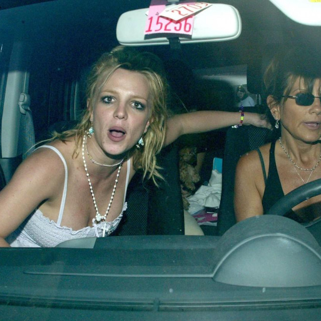 Britney i njena majka u autu 2004. godine