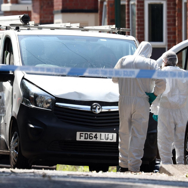 Kombi kojim je osumnjičeni navodno ozlijedio tri osobe