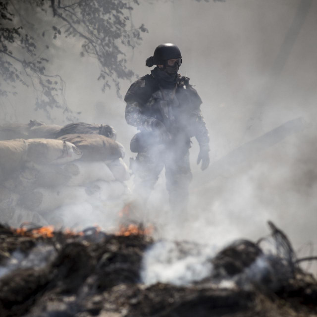 Ukrajinski vojnik, arhivska fotografija