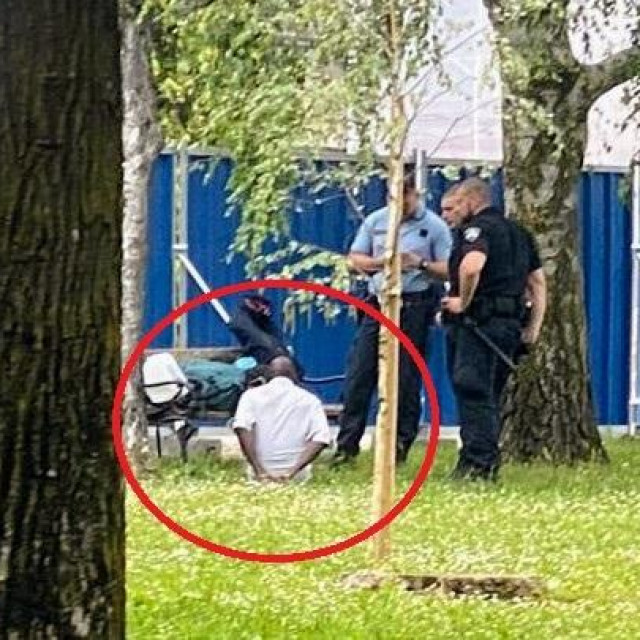 Incident ispred zagrebačke Mimare