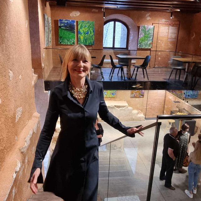 Saša Mesić u kaštelu Morosini-Grimani