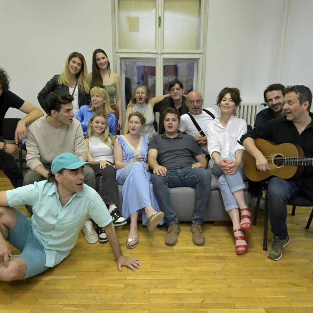 HNK, proba za koncert ispred HNK ‘Vraćam se, Zagrebe, tebi‘
 