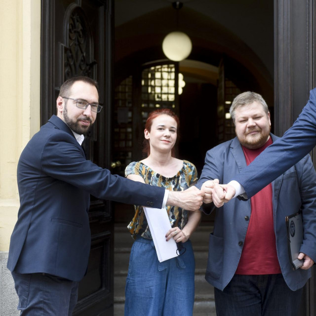 Tomislav Tomasevic, Ivan Račan, Peđa Grbin