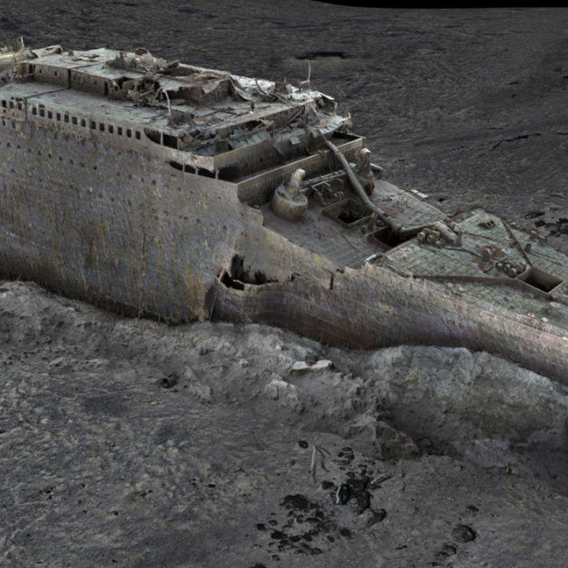 Titanic na dnu Atlantskog oceana 