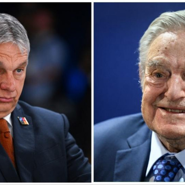 Viktor Orban i Geogre Soros
