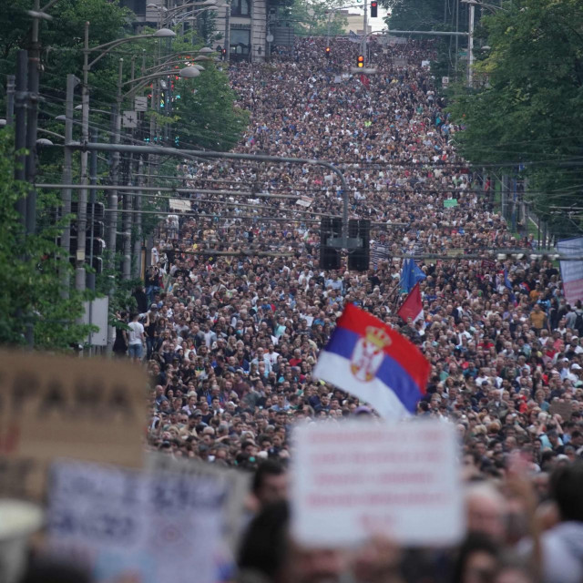 Prosvjed u Beogradu