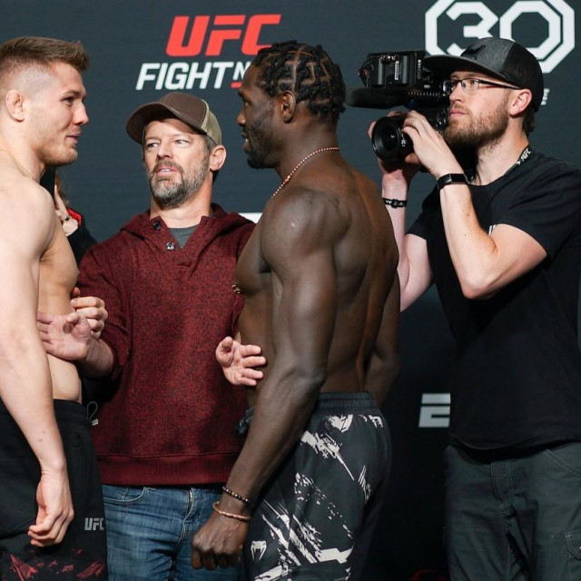 Marvin Vettori (lijevo) i Jared Cannonier (desno)