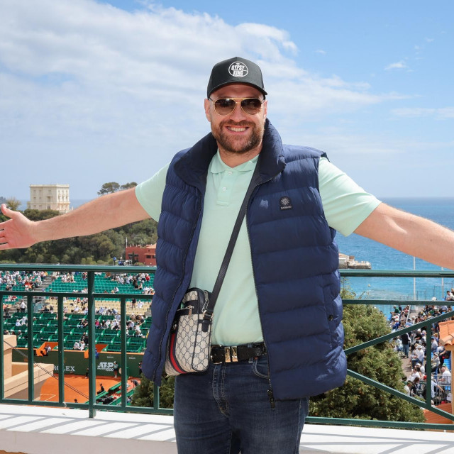 Rolex Monte-Carlo Masters 2023. Tyson Fury arrives at Rolex Monte-Carlo Masters 2023 semi-finals.,Image: 769651047, License: Rights-managed, Restrictions:, Model Release: no, Credit line: Olivier Huitel/Crystal Pictures/Crystal pictures/Profimedia