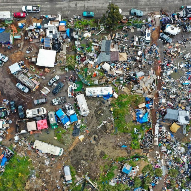 Kamp beskućnika u Oaklandu