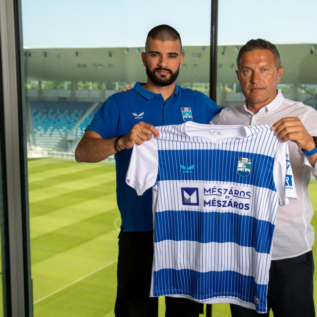 Stefanos Evangelou i sportski direktor Ivica Kulešević